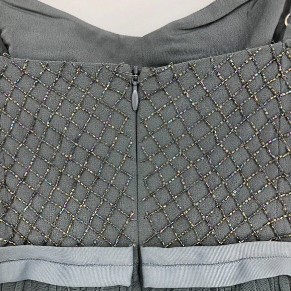 Needle & Thread Blue tinted Grey Coppelia Embellished Ballet Tulle Midi Dress 2 - Picture 14 of 16